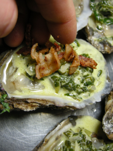 oysters with bacon